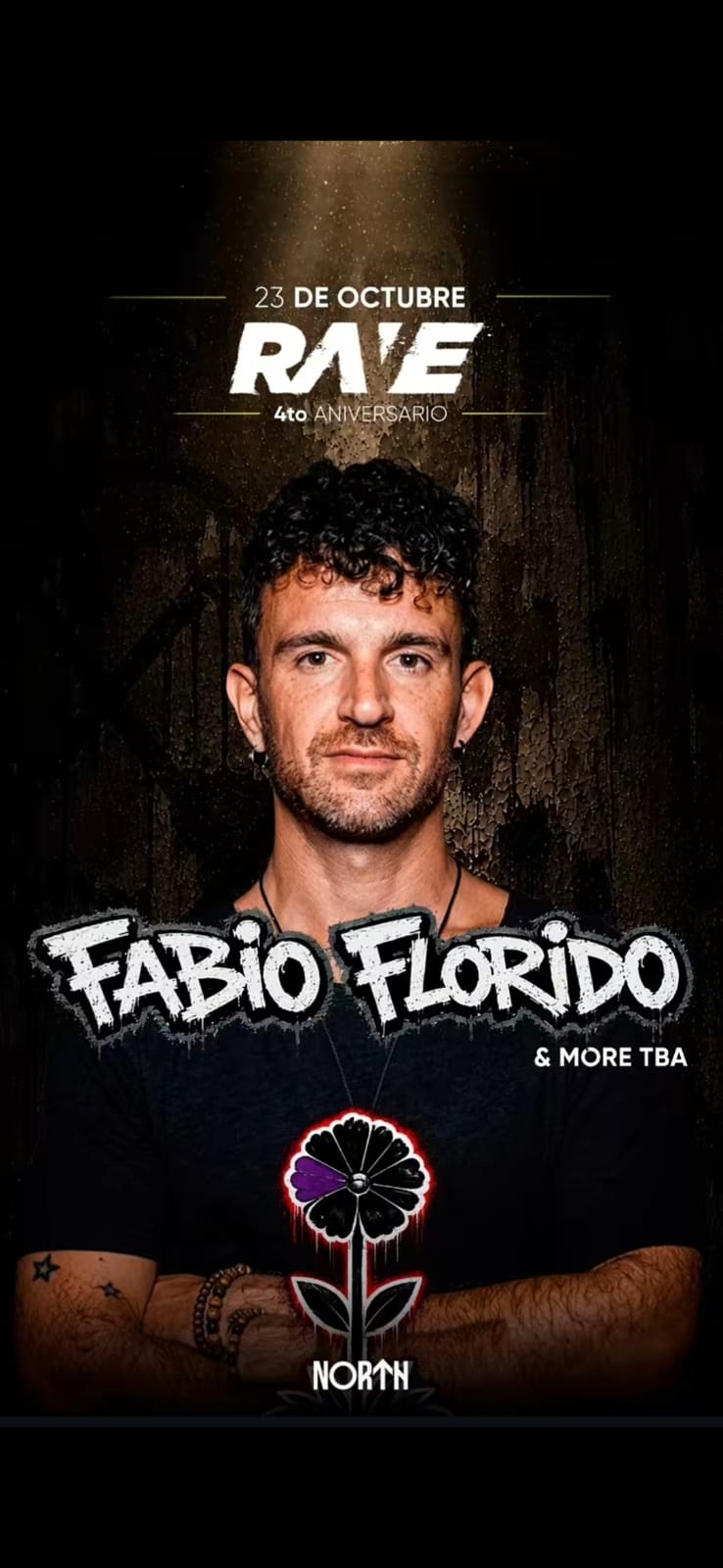 Fabio Florido en Rave Aniversario